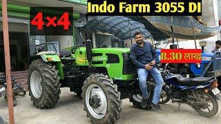 New Model Indo Farm 60 HP Tractor 3055 DI 4X4 Total Review  Features Specifications  Price 2021