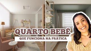 Dicas para um QUARTO DE BEBÊ que funciona na prática Do layout aos móveis essenciais.