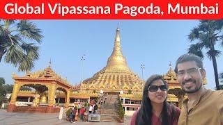 Global Vipassana Pagoda Complete Info.  Pagoda by Road  Pagoda in Mumbai  Gorai Beach