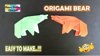 Origami Bear - Easy Origami Instructions