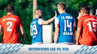Interviews nach dem Spiel gegen LSG Elmenhorst e.V.  Testspiel