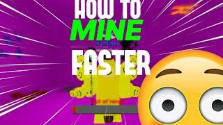 How to MINE FASTER in Roblox Mining Simulator