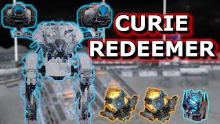 WR - Redeemer Curie Shooting Plasma And Turrets At Enemies  War Robots