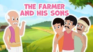 The Farmer And His Sons  Moral Stories  Bedtime Stories  Hindi Stories  TINY TV