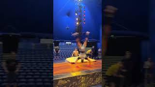 Training on treadmills  Cirque du Soleil