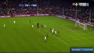 Barcelona vs Real Madrid  Roberto Carlos free kick