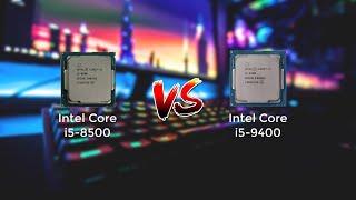 Intel Core i5-8500 vs Intel Core i5-9400 with RTX 3060Ti  Speed Test On 5 Games  DH-Tech
