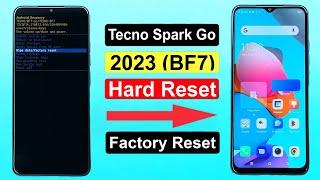 Tecno Spark Go 2023 BF7 Pattern Lock Remove  Tecno Spark Go 2023 Factory Reset & Pin Unlock 