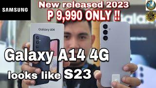 Samsung Galaxy A14 4G 2023 looks like S23  New affordable phone Philippines  Quick Review