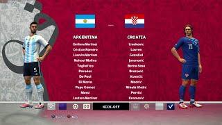 PES 2013 FULL MATCH ARGENTINA VS CROATIA  FIFA WORLD CUP QATAR 2022  SEMIFINALS