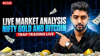 4 Oct  Live Market Analysis For NIFTY XAUUSD and BTC  Trap Trading Live