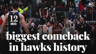 DeAndre Hunter DAGGER 3 Completes Largest Hawks Comeback EVER