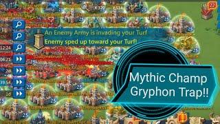 Amazing Gryphon traps Eats All Their T5 Massive Pull Lords Mobile.