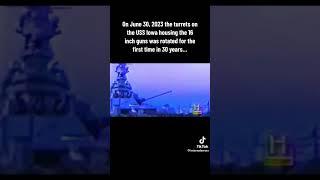 USS Iowa Guns