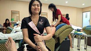 CANT SLEEP? YOUR INSOMNIA HAS NO POWER HERE ASMR Ear Cleaning Massage Lady Shave Thailand 