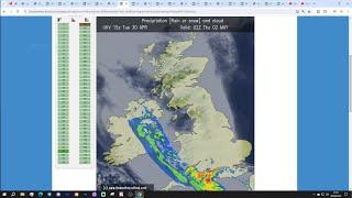 6AM Forecast Thunderstorms In The South Tonight Wednesday 1st May 2024