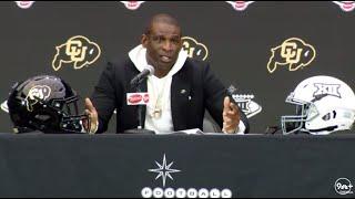 Deion Sanders holds first press conference as Colorado joins Big 12 Conference