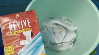 Revive instant starch  how to starch clothes  How to use revive instant starch  