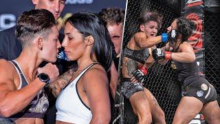 One Of The Craziest Womens MMA Fights In EFC History Lino vs. Zouak