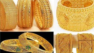 Latest Gold Bangles Design 2022 Chur Bangles  India Bollywood Glod plate for Women Kalyen Jewelry