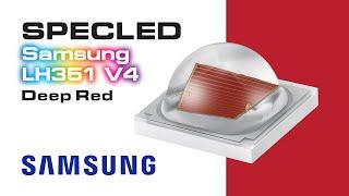 Review of Samsung LH351 V4 660nm SPHRD4L3DH20C5W44B LED. LED for plants 660nm