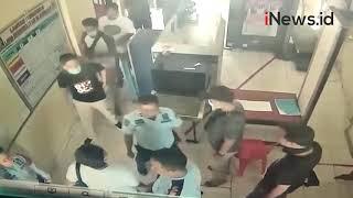 Rekaman CCTV Keributan Anggota Ditresnarkoba Polda Kalteng dengan Petugas Sipir