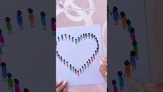 Easy Drawing of Happy Childrens Day  Childrens Day Poster Drawing #creativeart  #satisfying