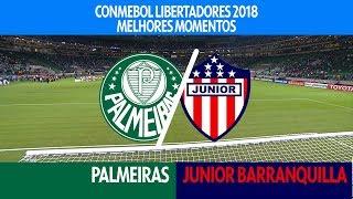Melhores Momentos - Palmeiras 3 x 1 Junior Barranquilla - Libertadores - 16052018