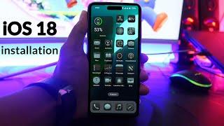 iOS 18 Installation & Launcher Without Root & No Apk  Transform Android to iOS 18  Full Setup