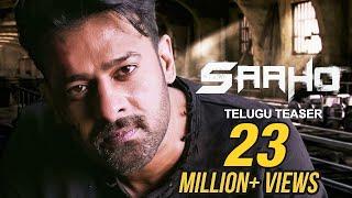 Saaho - Official Telugu Teaser  Prabhas Sujeeth  UV Creations