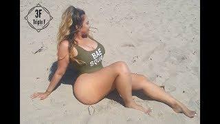 Tracy Lopez Gorgeous Model Plussize Chubby Curvy fat Thick Girls bikini -Glamorous Stylish