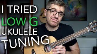 I Finally Tried The Low G STRING on My Ukulele re-entrant tuning vs. linear tuning