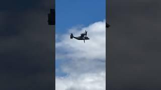 United States Marines MV-22B Osprey “Thunder Chickens” flyby at the 2024 MCAS Cherry Point Air Show