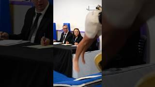 Gymnastics judge couldn’t believe his eyes