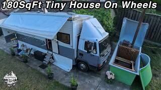 Epic DIY Truck House Transformation $6000 Off-Grid Tiny Home Tour You Won’t Believe