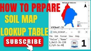 How to Prepare Quickly Soil Map and Lookup Table for SWAT model@hydraulicengineering8463 #2024