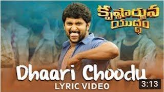 Dhaari Choodu Full Song - Krishnarjuna Yuddham songs  Nani - Hiphop Tamizha