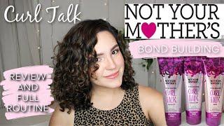 NEW Not your mothers curl talk  Drugstore Curly Hair Routine