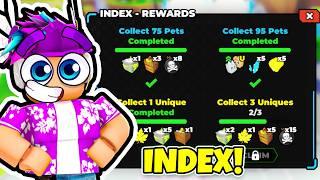 I Completed The INDEX & Got MYTHIC PET In Roblox Tapping Legends Final Roblox