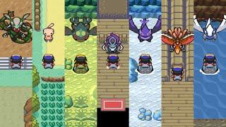 POKEMON CRYSTAL ADVANCE REDUX - ALL LEGENDARY POKEMON LOCATIONS