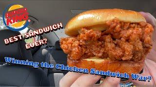 Burger King New Spicy Hand-Breaded Chicken Sandwich Review “AKA Ch’King”  Retry Food Review