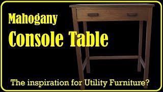 Restoring A Stunning Mahogany Console Table Timeless Style Unveiled