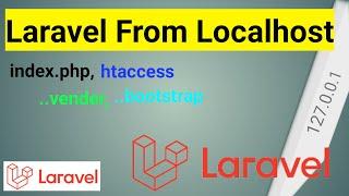 Laravel Project Run From Localhost  How To Run Project From Htdocs  Laravel Tutorial in Hindi