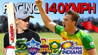 Batting against a Pro CPL FAST BOWLER  140kmph  Plus Fast Bowling Tips