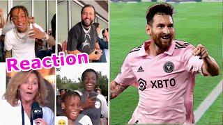 Swae LeeFrench Montana Edie Falco Reaction for Messis goal️  Redbull ballboy crazy for Messi