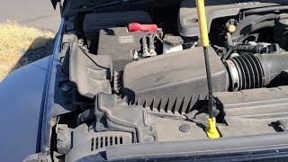 How to Jeep Gladiator Air Filter Change Right in RV Resort. Terrible Towing Gas Mileage