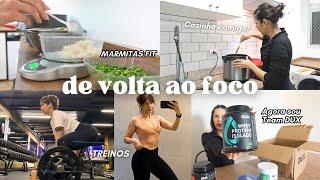 De volta ao foco da DIETA marmitas da semana colab DUX retorno online Nutri e rotina de treinos