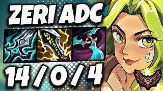 Zeri vs Jinx ADC  Perfect KDA  Korea Grandmaster Patch 14.10 