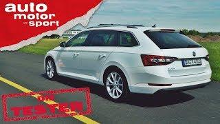 Skoda Superb Combi 2.0 TDI Der Passat-Überflieger - Die Tester  auto motor und sport