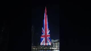 UAE mourns the queen with beautiful display on Burj khalifa. Click the subscribe button for more.